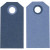 Etiquette, bleu foncé/bleu clair, dim. 6x3 cm,  250 gr, 20pièces [HOB-234004]