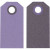 Etiquette, violet/violet foncé, dim. 6x3 cm,  250 gr, 20pièces [HOB-234005]