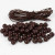 Perles en bois et corde en coton, d: 8 mm, ép. 3 mm, 1 set, brun [HOB-25239]