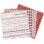 Papier Origami, dim. 10x10 cm,  80 gr, rouge, 40flles [HOB-25370]