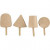 Bâtons de glace, h: 12,5-15 cm, l: 7-9 cm, 4pièces [HOB-265120]