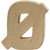 Petite lettre, Ø, h: 10 cm, épaisseur 2 cm, 1pièce [HOB-26595]