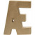 Large lettre , ,, h: 20,5 cm, l: 16 cm, 1pièce, épaisseur 2,5 cm [HOB-26597]