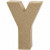Lettre, petite Y, Y, h: 10 cm, épaisseur 1,7 cm, 1pièce, l: 7,9 cm [HOB-26663]