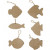 Poissons, h: 8 cm, 6pièces [HOB-267923]