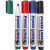 Marqueurs pour tableau blanc, largeur de trait: 4 mm, 4assortis [HOB-28250]