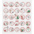 Stickers, sheet 15x16.5 cm, 24 pc, 1 sheet [HOB-29186]