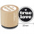 Tampon en bois, d: 30 mm, h: 35 mm, true love , 1pièce [HOB-32368]