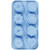 Silicone Mould, hole size 40x45 mm, 25 ml, 1 pc, light blue [HOB-37133]