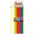 Crayons de couleur Colortime, mine: 4 mm, couleurs néons, 6pièces [HOB-38090]