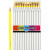Crayons de couleur Colortime, mine: 5 mm, jaune, Jumbo, 12pièces [HOB-38170]