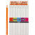 Crayons de couleur Colortime, mine: 5 mm, orange, Jumbo, 12pièces [HOB-38171]