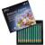Crayons cire aquarellables, ép. 8 mm, L: 9,3 cm, 12 pièces, vert profond (348) [HOB-38298]