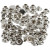 Rivets, D: 7 mm, 50 pcs, silver [HOB-406130]