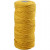 Ficelle de coton, L: 100 m, épaisseur 2 mm, jaune, Qualité épaisse 12/36, 225gr [HOB-41532]