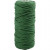 Ficelle de coton, L: 100 m, épaisseur 2 mm, vert, Qualité épaisse 12/36, 225gr [HOB-41546]