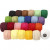 Fil de coton mercerisé - Assortiment, Couleurs assorties, 24x20gr [HOB-42125]