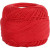 Fil à broder en coton mercerisé, rouge, 20gr [HOB-42130]