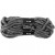 Pelote de laine acrylique XL, L: 17 m, gris, manga, 200gr [HOB-42158]