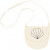 Sac bandoulière, dim. 15x14 cm,  110 g/m2, naturel clair, sirène, 1pièce [HOB-44552]