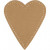 Coeur, h: 12 cm, l: 10 cm, naturel, 4pièces [HOB-498772]