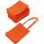 Sac de course, dim. 20 cm, l: 15 cm, orange, 20pièces, épaisseur 7 cm [HOB-49942]