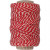 Ficelle de coton, épaisseur 1,1 mm, rouge/blanc, 50m [HOB-50332]