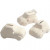 Tirelires voitures, h: 5,5 cm, L: 12,5 cm, blanc, 12pièces, l: 7,8 cm [HOB-50541]