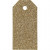 Étiquettes cadeau, dim. 5x10 cm,  300 gr, or, paillettée, 15pièces [HOB-50996]