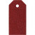 Étiquettes cadeau, dim. 5x10 cm,  300 gr, rouge, 15pièces [HOB-50997]