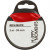 Ruban en satin, rouge, l: 38 mm, 3m [HOB-513730]
