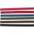 Ceinture type cuir - Assortiment, l: 10 mm, épaisseur 3 mm, Couleurs assorties, 6x1m [HOB-51495]