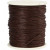 Ficelle coton, épaisseur 1 mm, brun, 100m [HOB-51512]