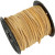 Lacet en daim, l: 3 mm, naturel, 46m [HOB-51517]