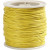 Ficelle coton, épaisseur 1 mm, jaune, 40m [HOB-51569]