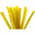 Fil chenille, épaisseur 9 mm, L: 30 cm, jaune, 25pièces [HOB-51606]