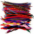 Fil chenille, épaisseur 4-6 mm, L: 30,5 cm, 250assortis [HOB-51633]