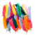 Plumes, L: 12-15 cm, Couleurs assorties, canard, 350assortis [HOB-51673]