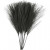 Artificial feathers, L: 15 cm, W: 8 cm, 10 pcs, black [HOB-518059]