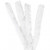 Fil chenille, épaisseur 30 mm, L: 40 cm, blanc, 4pièces [HOB-51937]