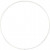 Anneau métallique, Cercle, d: 15 cm, épaisseur 2 mm, blanc, 10pièces [HOB-52410]