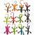 Lézards, L: 7 cm, Couleurs assorties, 66assortis [HOB-52514]