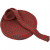Tricot tubulaire, l: 30 mm, cerise/gris, 10m [HOB-53131]