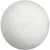 Boule, d: 20 mm, blanc, coton, 300pièces [HOB-54003]