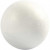 Boules en polystyrène, d: 4 cm, blanc, polystyrène, 10pièces [HOB-543021]