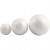 Boules en polystyrène, d: 20+30+40 mm, blanc, polystyrène, 12pièces [HOB-54305]
