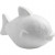 Poisson, h: 8 cm, L: 12 cm, blanc, polystyrène, 5pièces [HOB-543350]