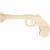 Pistolet, L: 20,5 cm, h: 9,5 cm, pin, 1pièce, épaisseur 1,7 cm [HOB-56138]