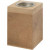 Bougeoir, dim. 7x7 cm, h: 10 cm, MDF, 1pièce [HOB-56718]