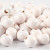 Perles en bois, d: 12 mm, la taille du trou 3 mm, blanc, 22gr, env. 40 pièce [HOB-570412]